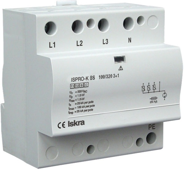 Multi-pole Lightning Current and Surge Arresters - Class I (B+C)