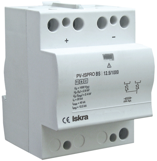 Multi-pole Lightning Current and Surge Arresters for Photovoltaic Systems - Class I (B+C) and Class II (C)