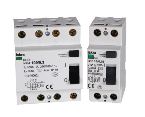 Residual Current Circuit Breakers FI, NFI