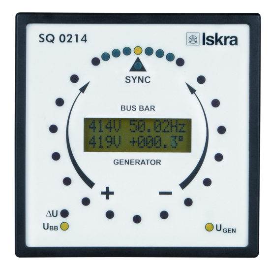 Synchronization meter SQ0214