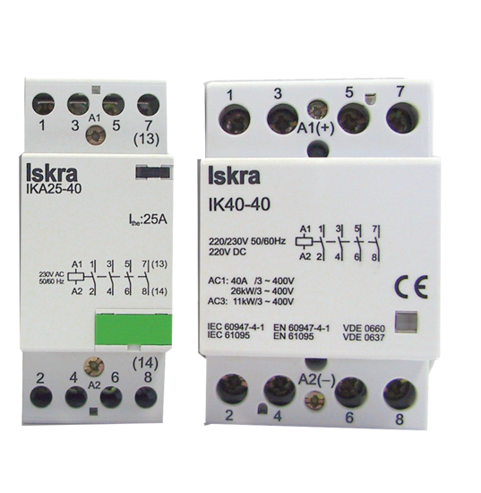 Installation Contactors up to 63 A (IK)