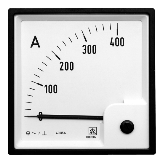 Meters for DC and AC Voltage or Current with Moving Coil and a Rectifier CQ