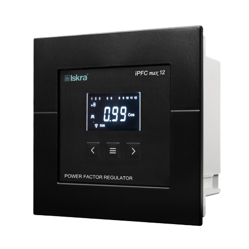 Electronic regulator for compensation of reactive energy