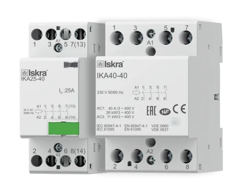 Installation Contactors up to 63 A (IK)