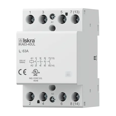 Installation contactors up to 63 A (IK UL)