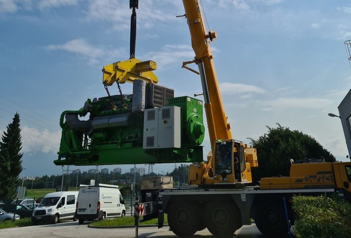 Installation of new CHP at our production facility in Kranj