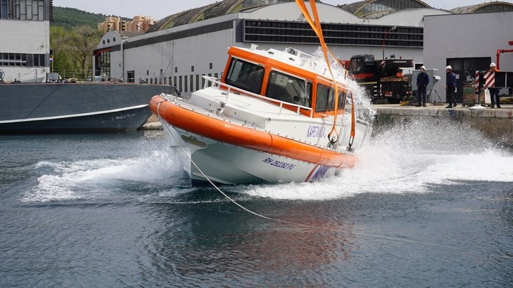 Successful testing of the first of seven new rescue vessels