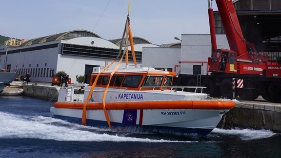 Successful testing of the first of seven new rescue vessels