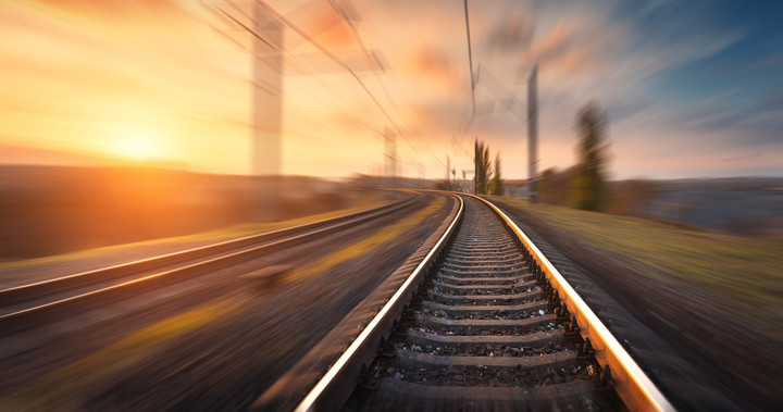 Railway line in Macedonia